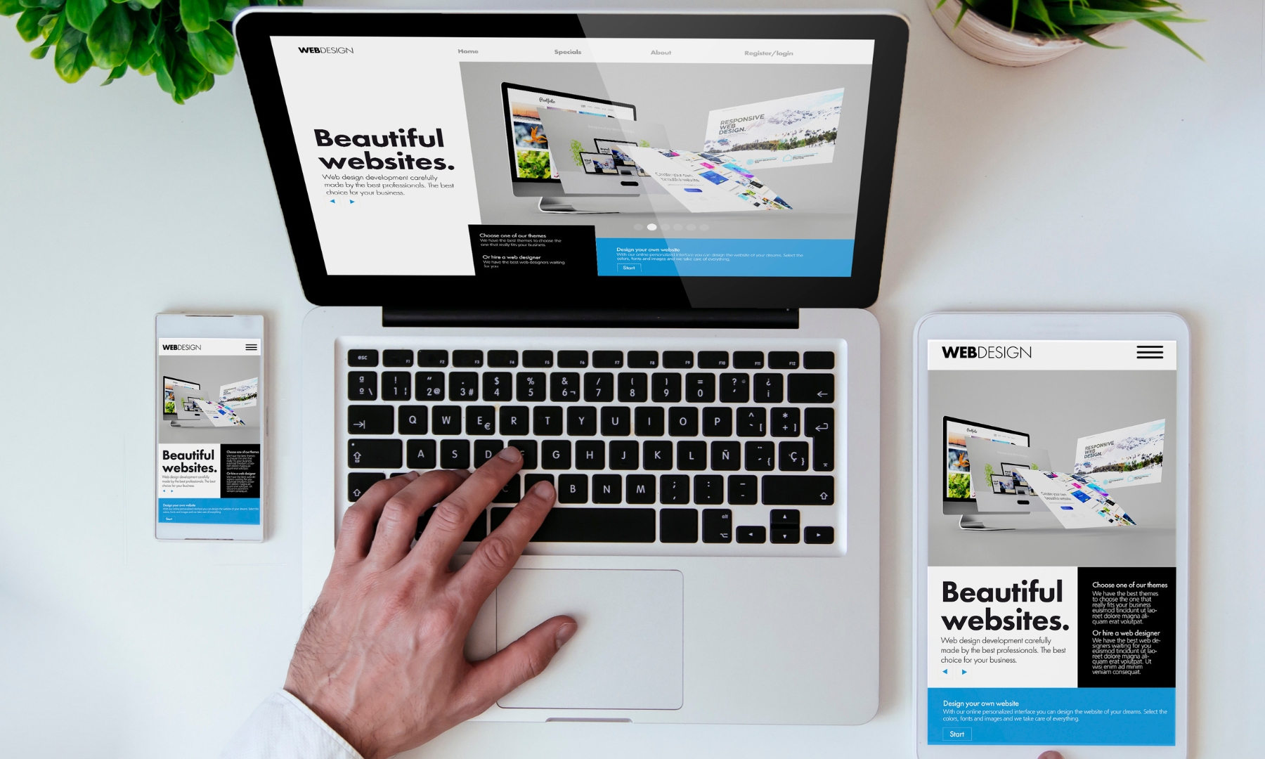 E-commerce website development project